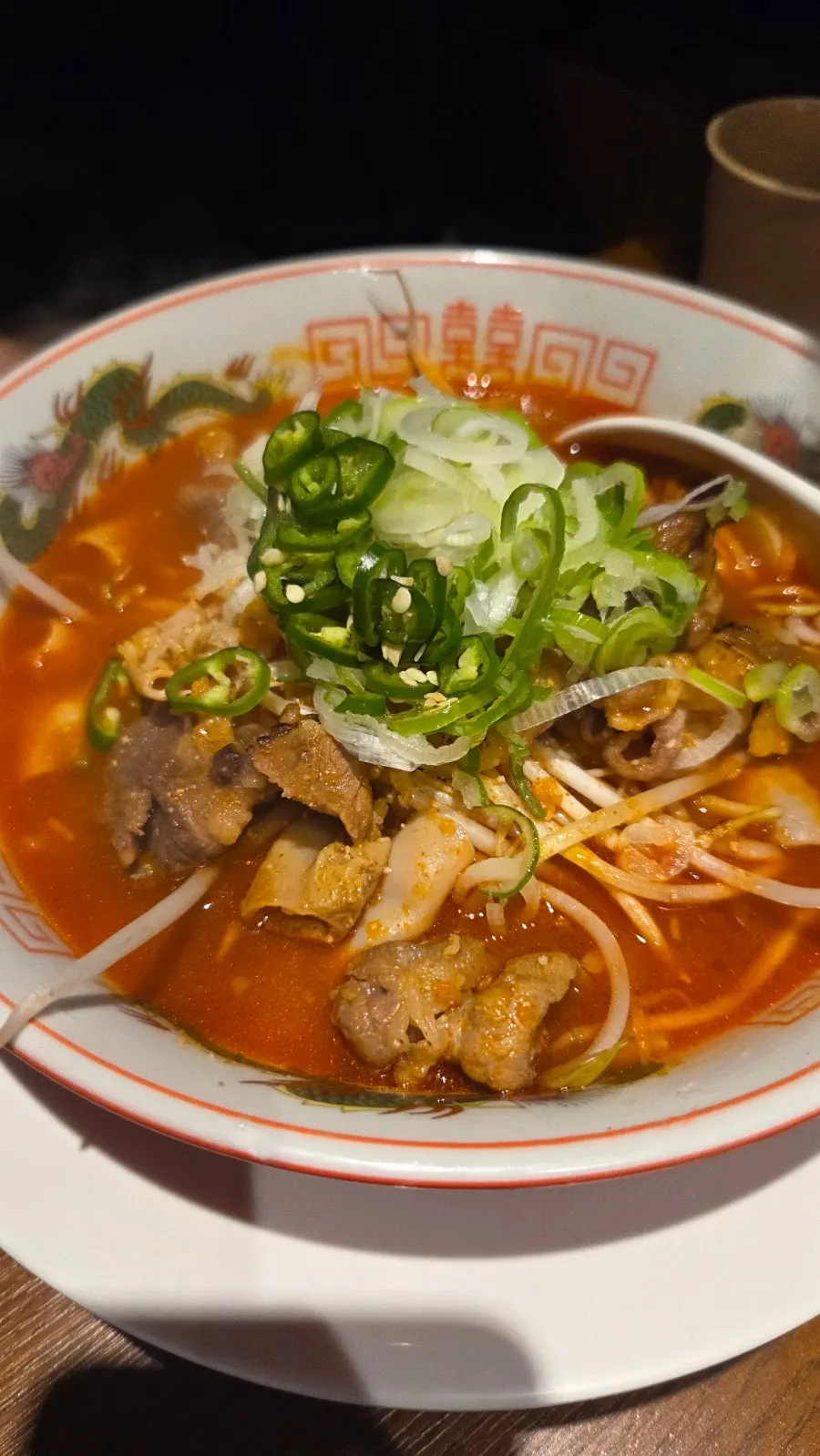 Hormone-don topped with daechang