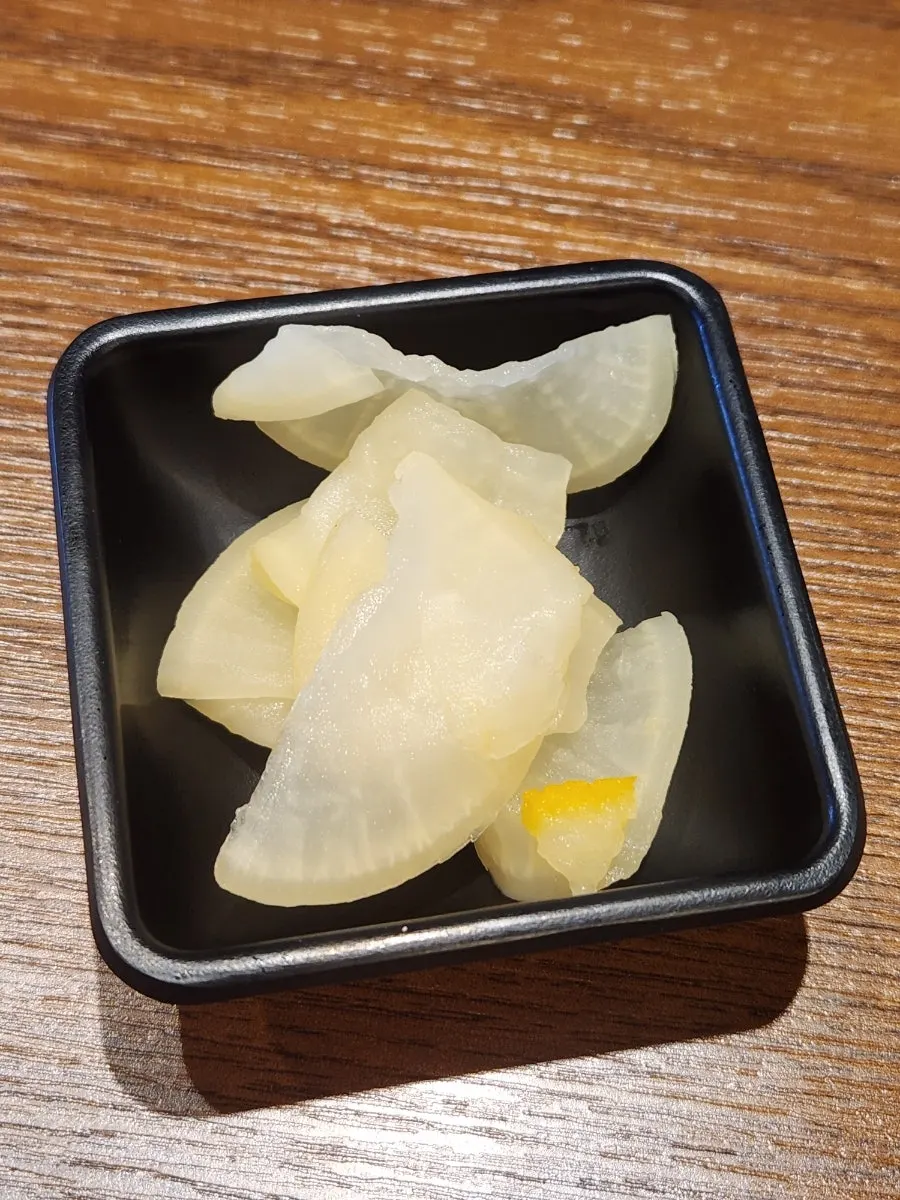 유자맛 단무지와 GABAN 후추