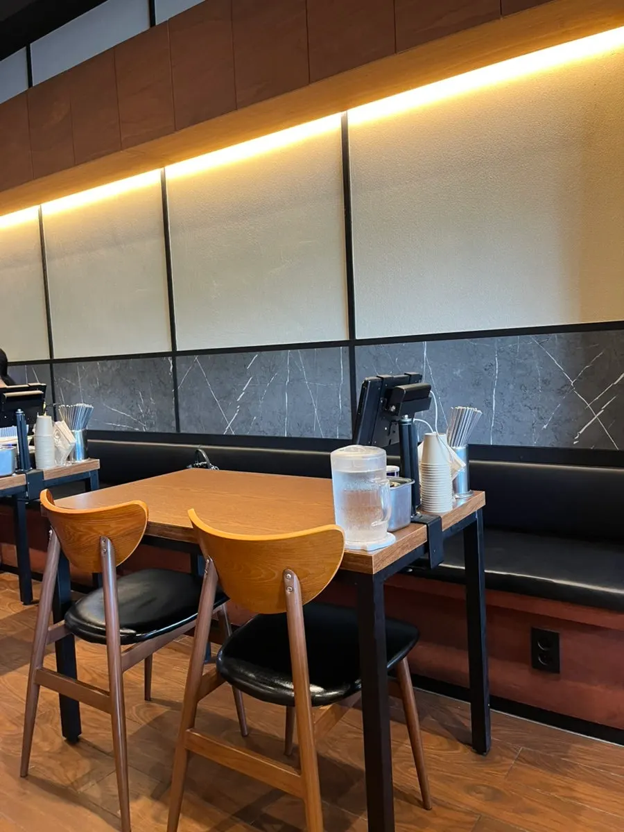 Interior view of Mentsuru