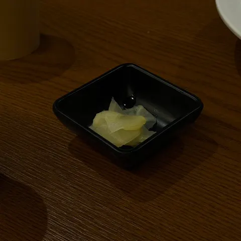 Pickled radish served as the basic side dish