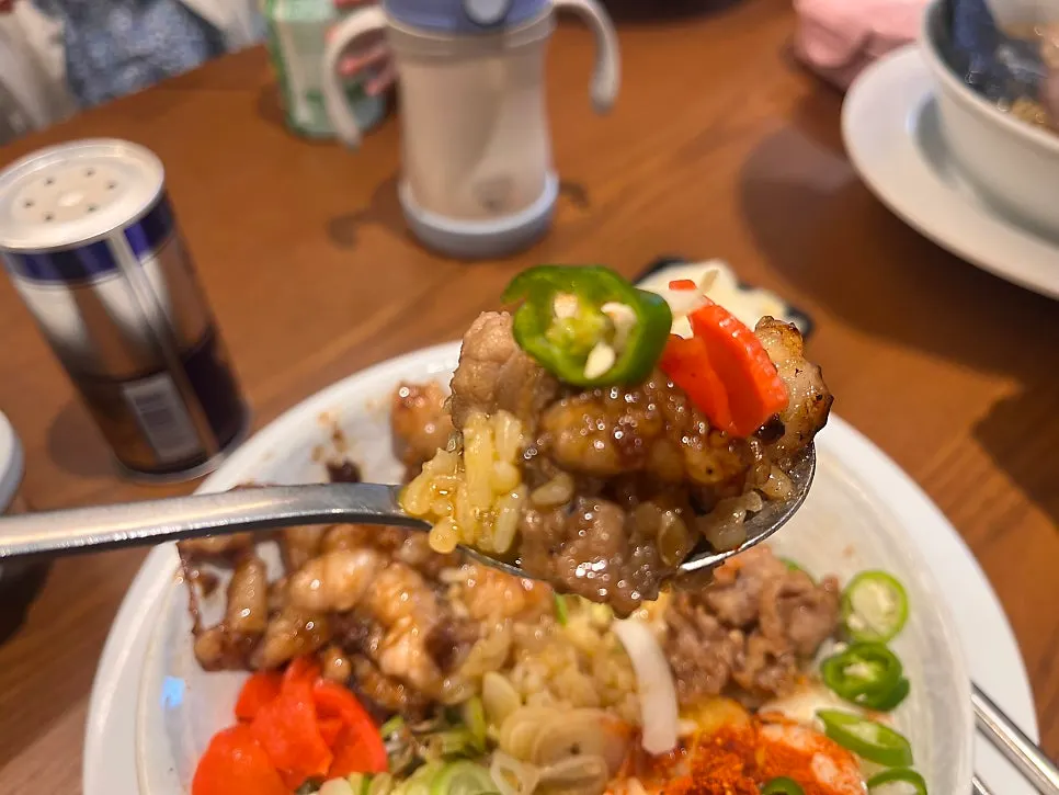 Beef intestine and beef belly in the hormone-don