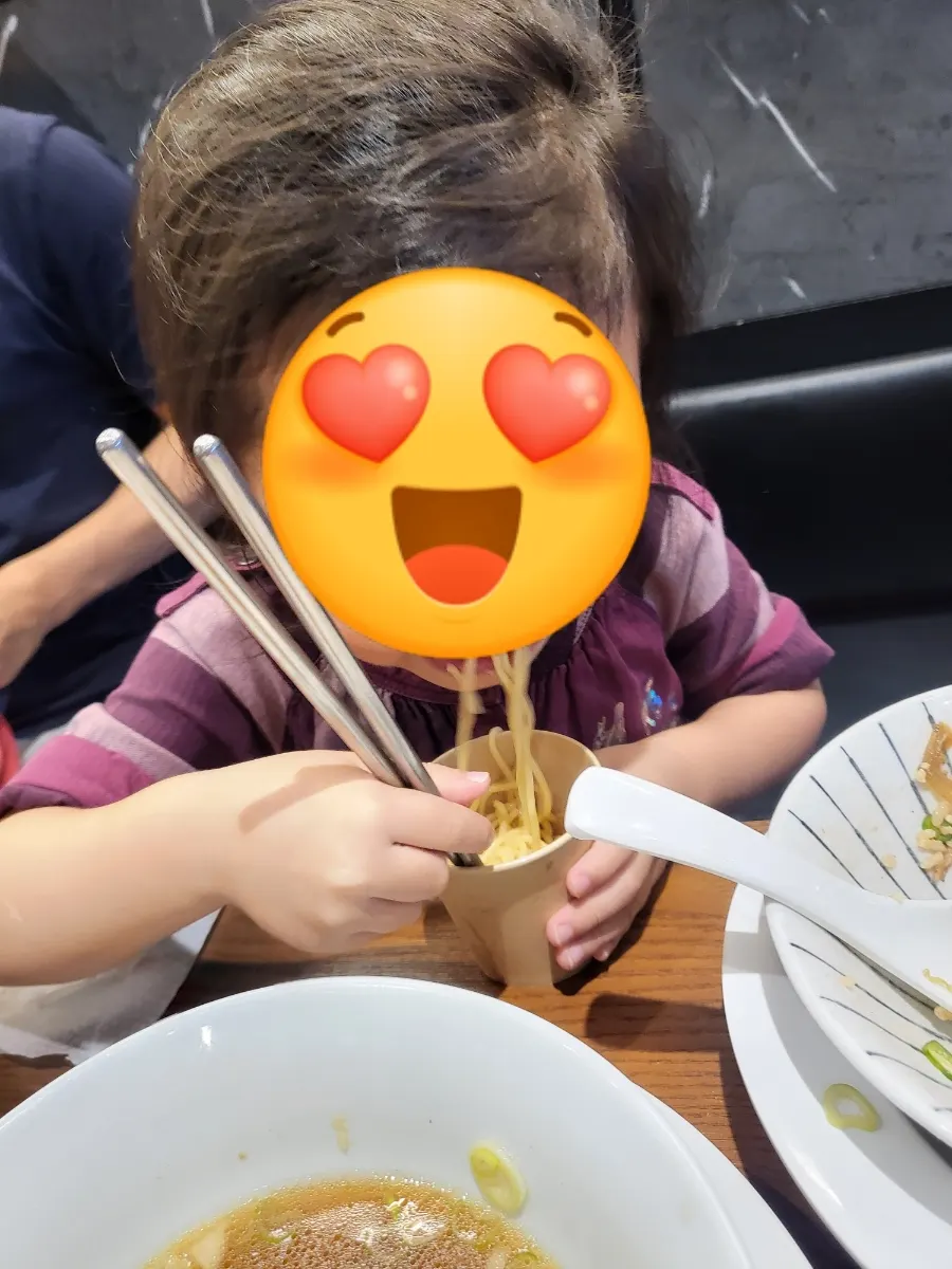 Soft-boiled egg inside the soyu ganjang ramen