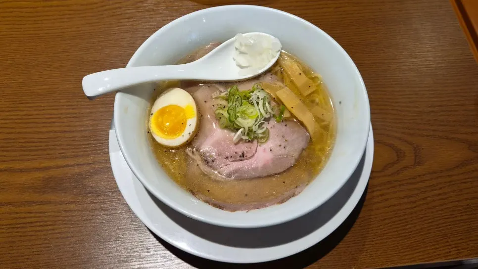 Start of a ramen meal at Mentsuru Children's Grand Park Branch