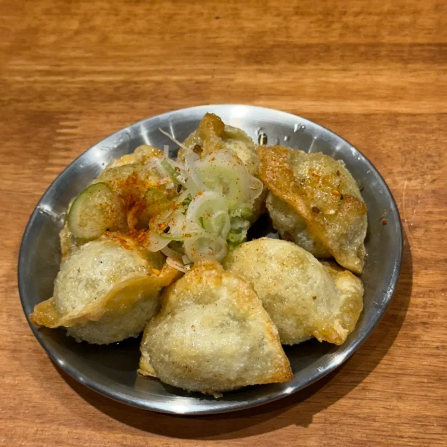 Gyoza ordered as a side dish