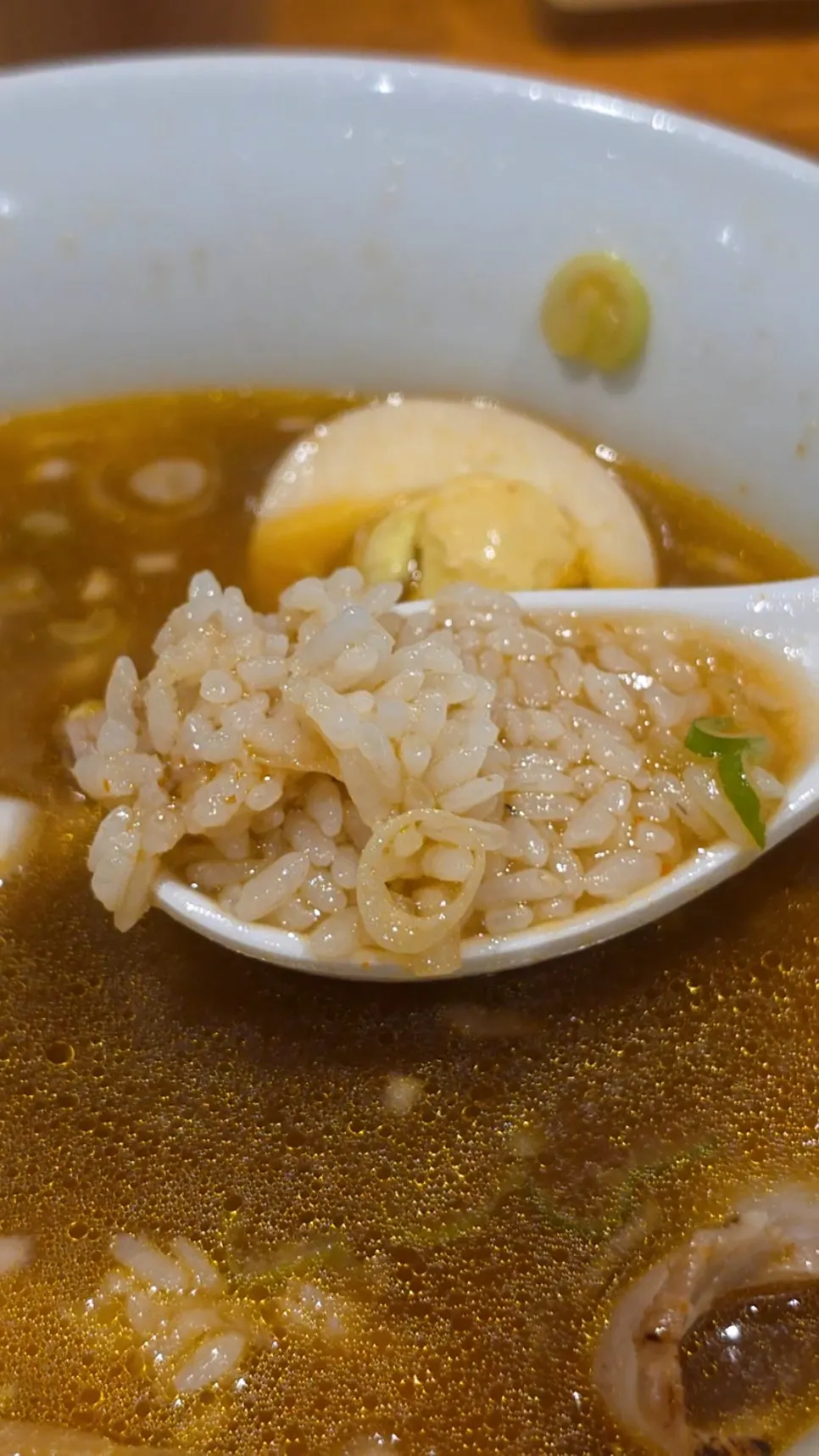 Free bowl of rice served by Mentsuru