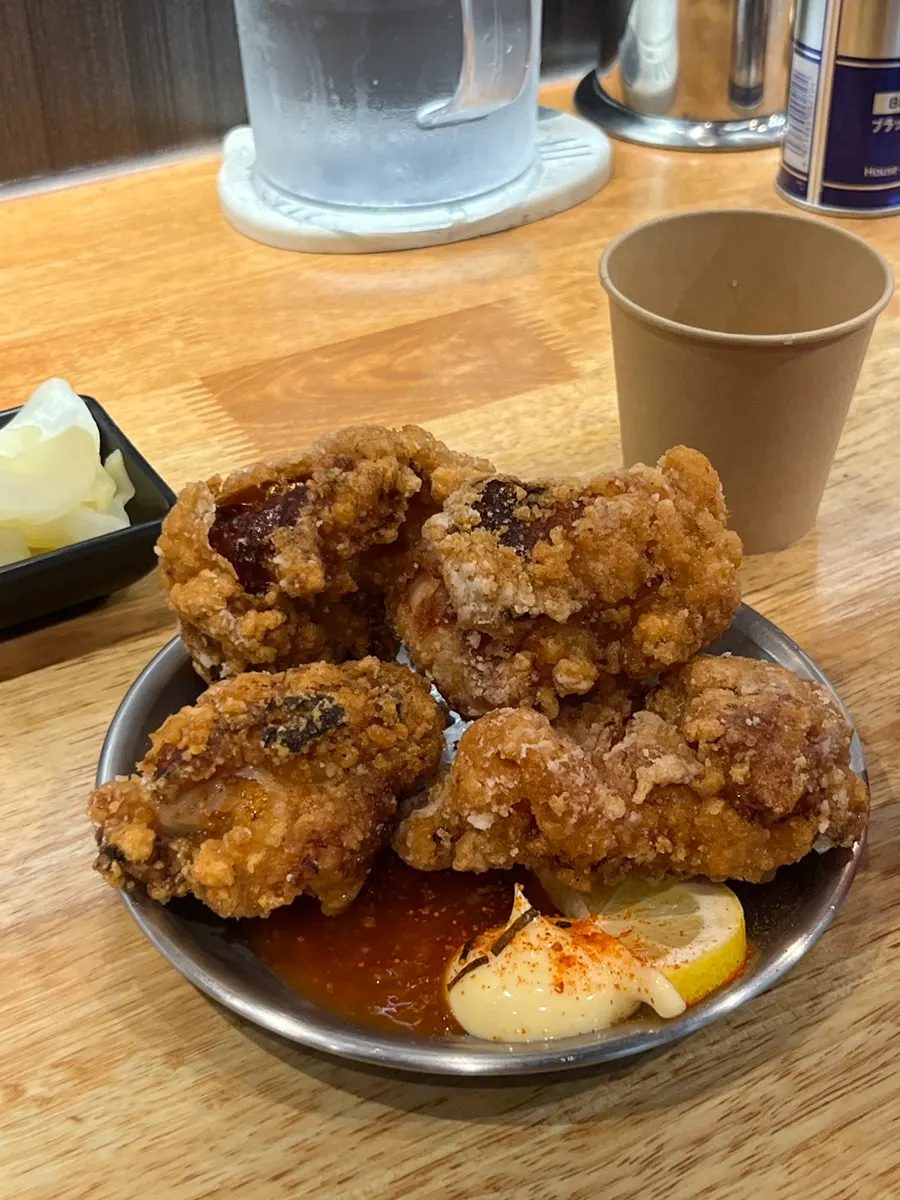 멘츠루 시청점 수제 가라아케와 마요소스