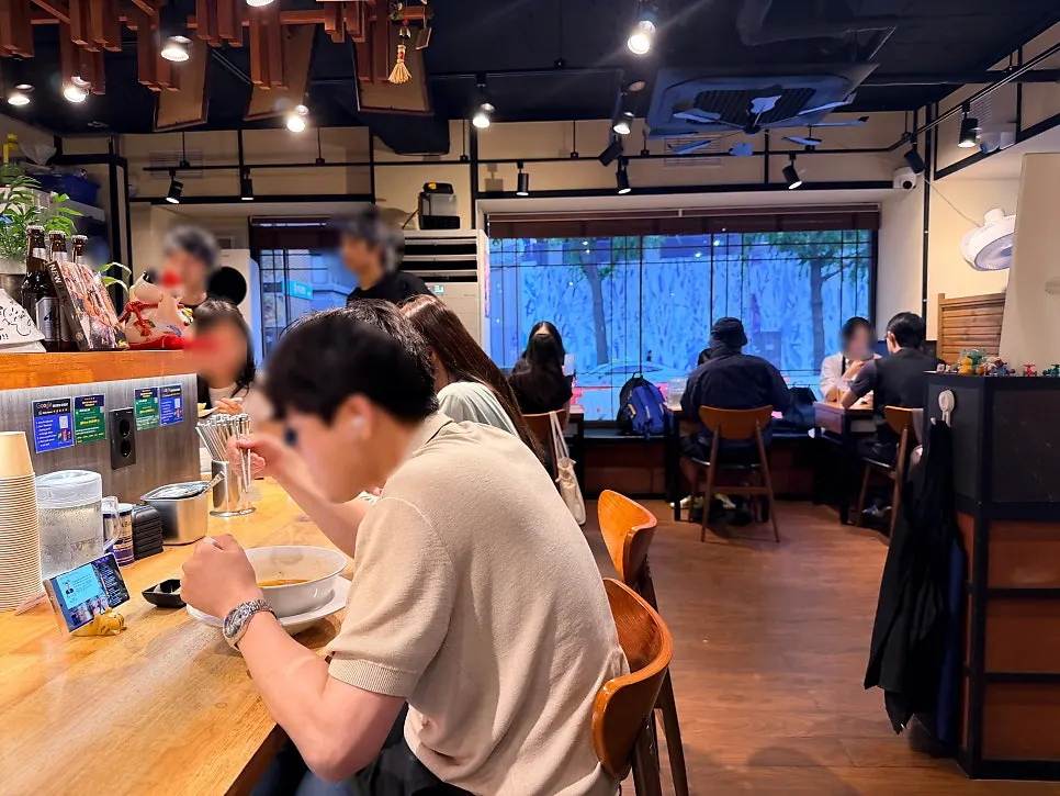 Ramen menu by broth type at Mentsuru City Hall Branch