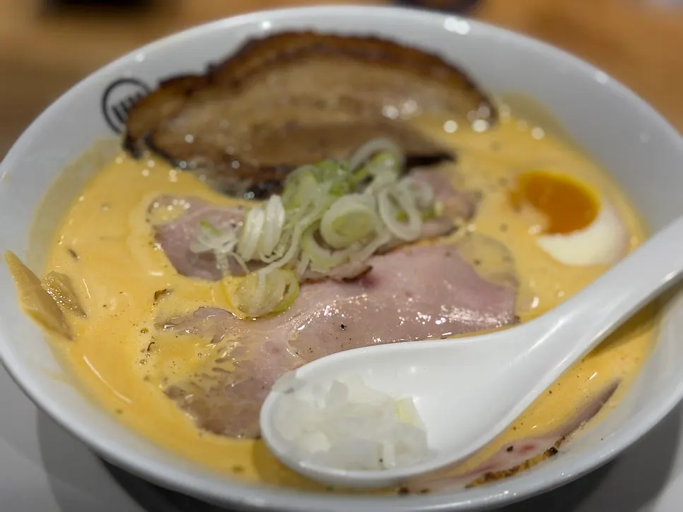 Tori paitan with extra noodles and chashu