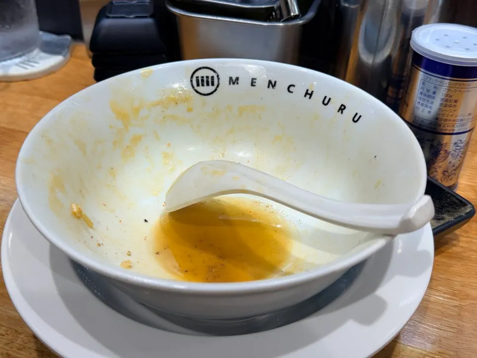 Two bowls: motsu ramen and tori paitan