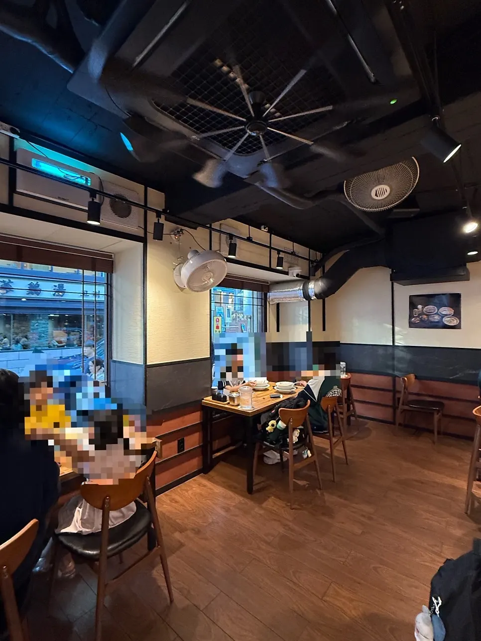 Interior of Mentsuru City Hall Branch, styled like a Japanese ramen shop