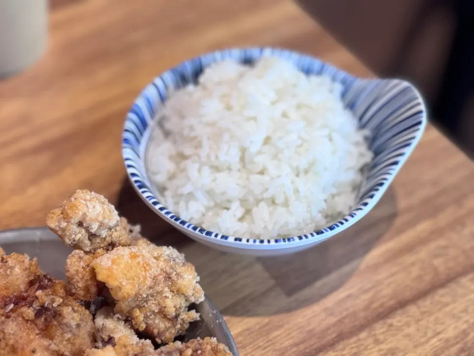 Free bowl of rice at Mentsuru City Hall Branch