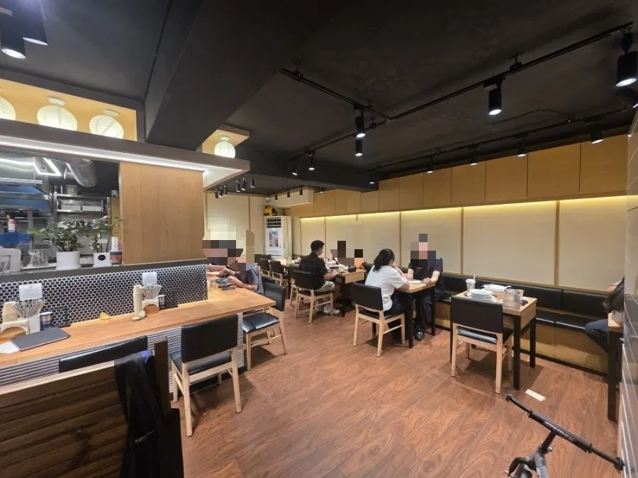 Spacious and comfortable basement seating