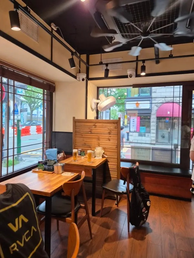 Dachi bar seats good for solo dining