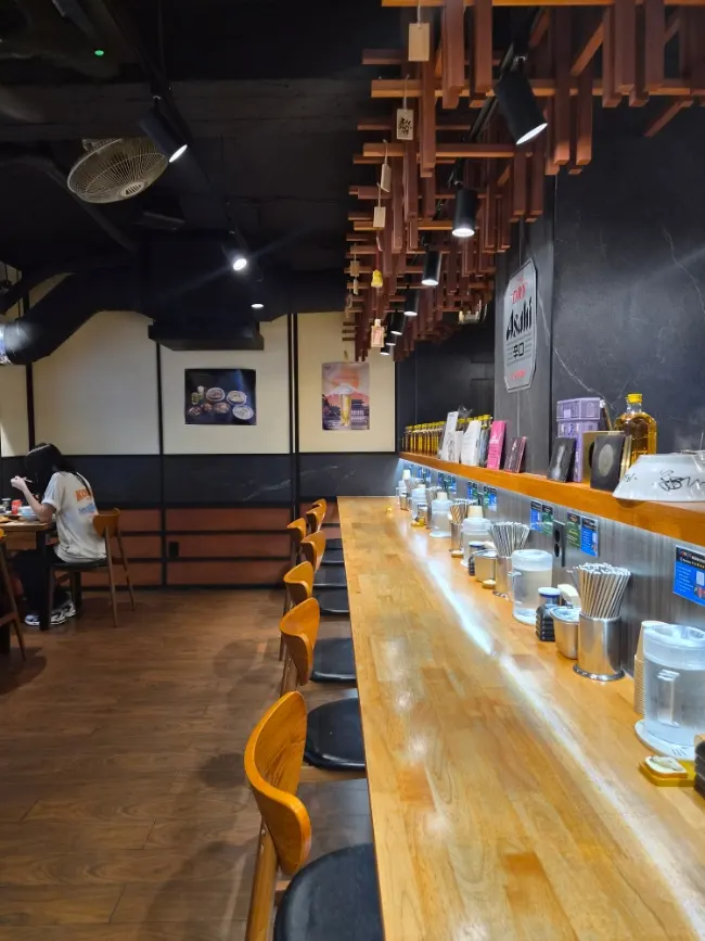 View from a solo dachi seat