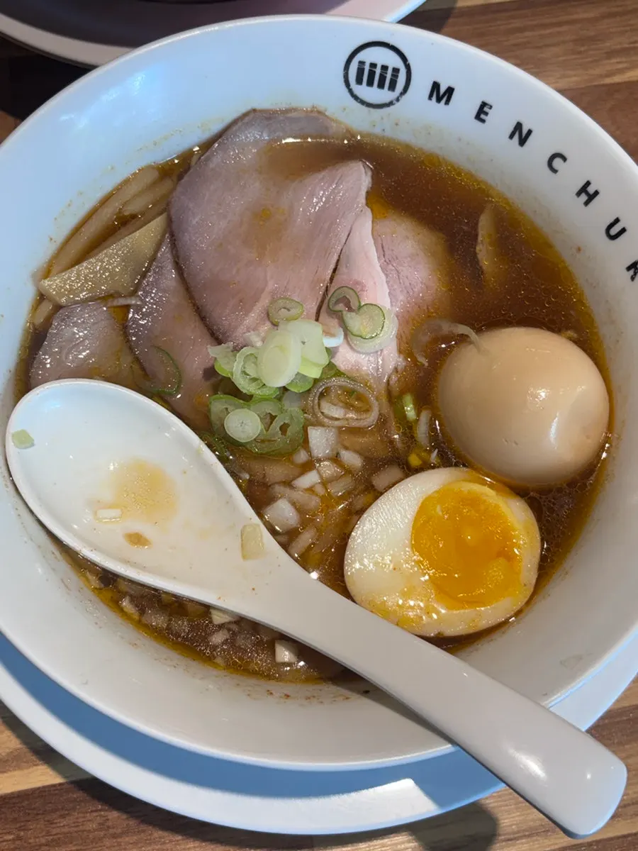 멘츠루 시청점 매운 쇼유라멘 한 그릇