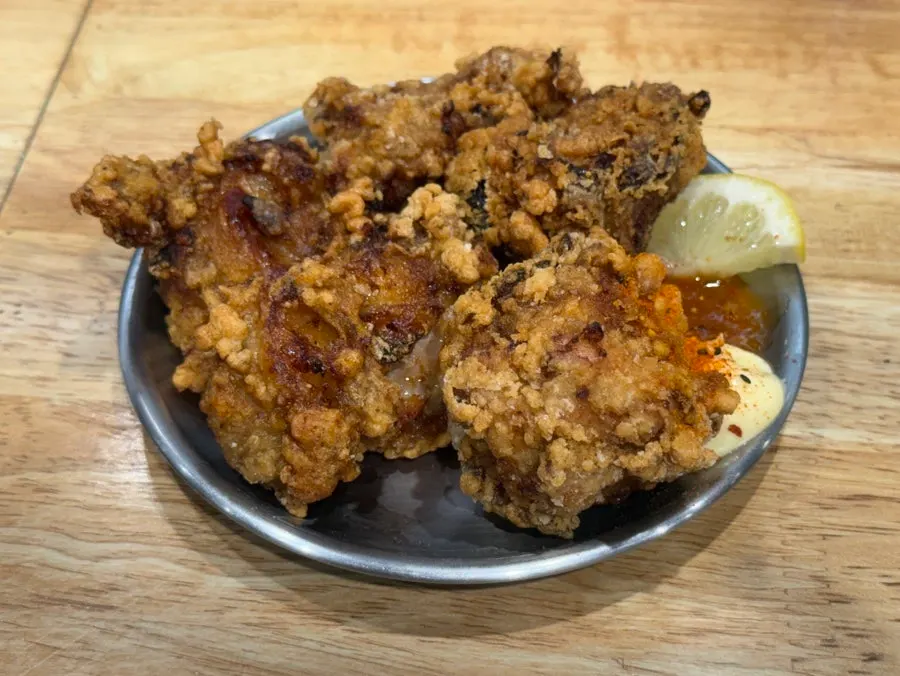 멘츠루 시청점 수제 가라아게 한 접시