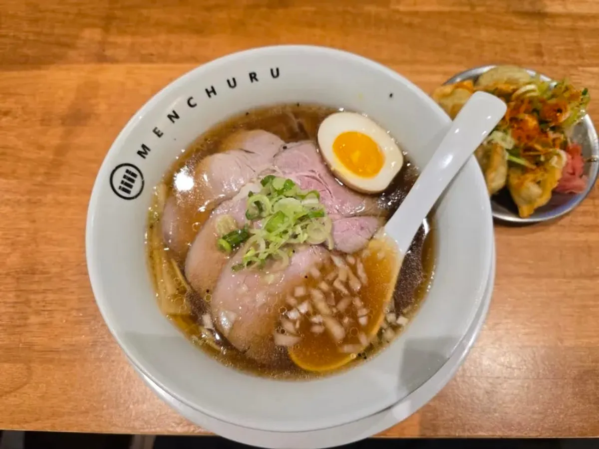 A bowl of ramen at Mentsuru Children's Grand Park Branch