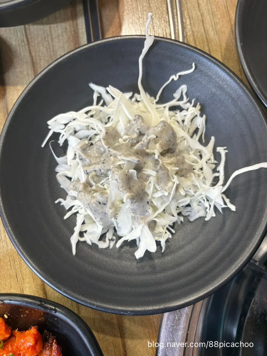 Variety of dishes in the family-style hanjeongsik course
