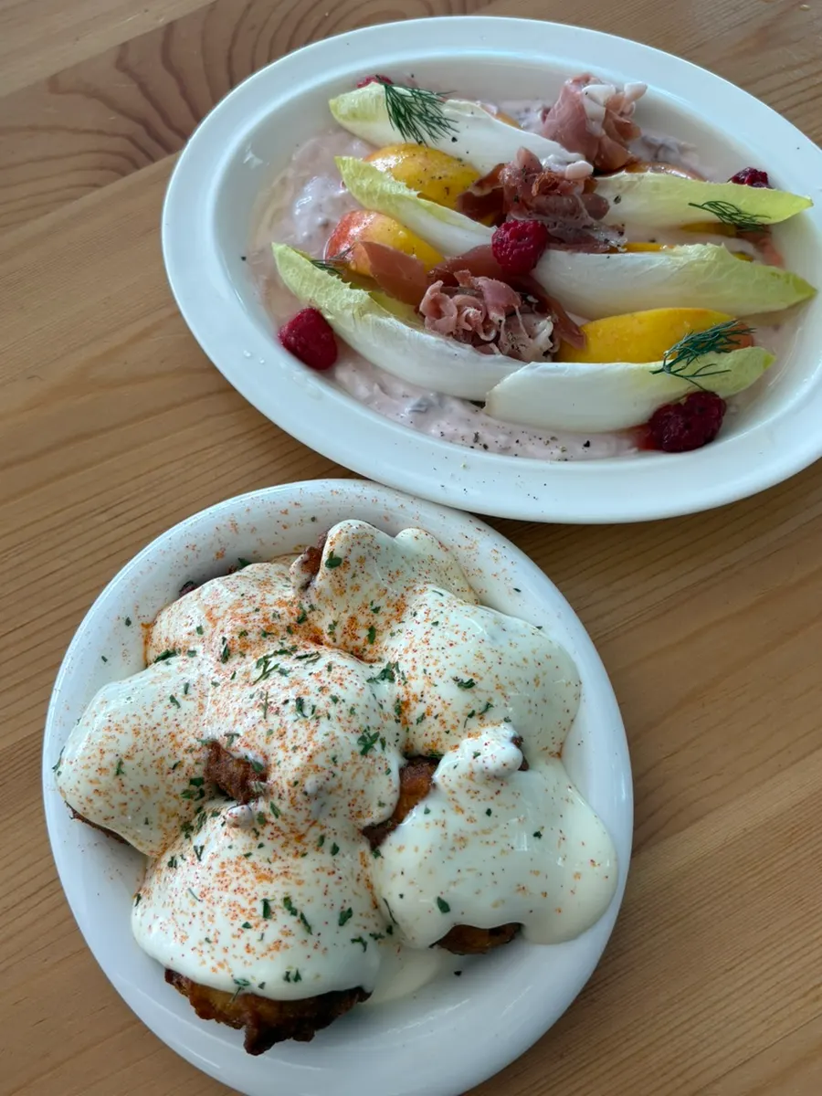 Truffle baby potatoes topped with garlic butter sauce