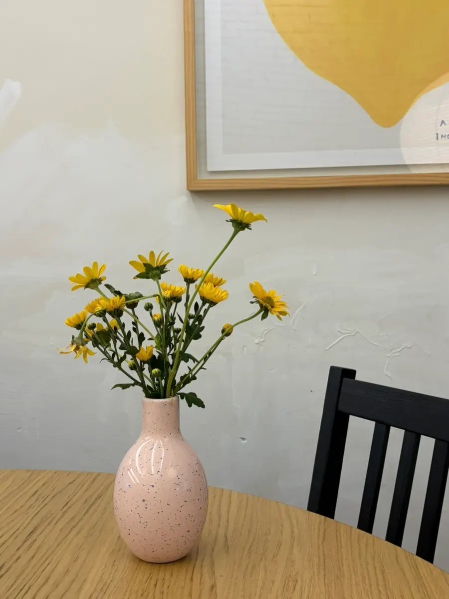 Meolmeol Pangyo terrace with yellow tables