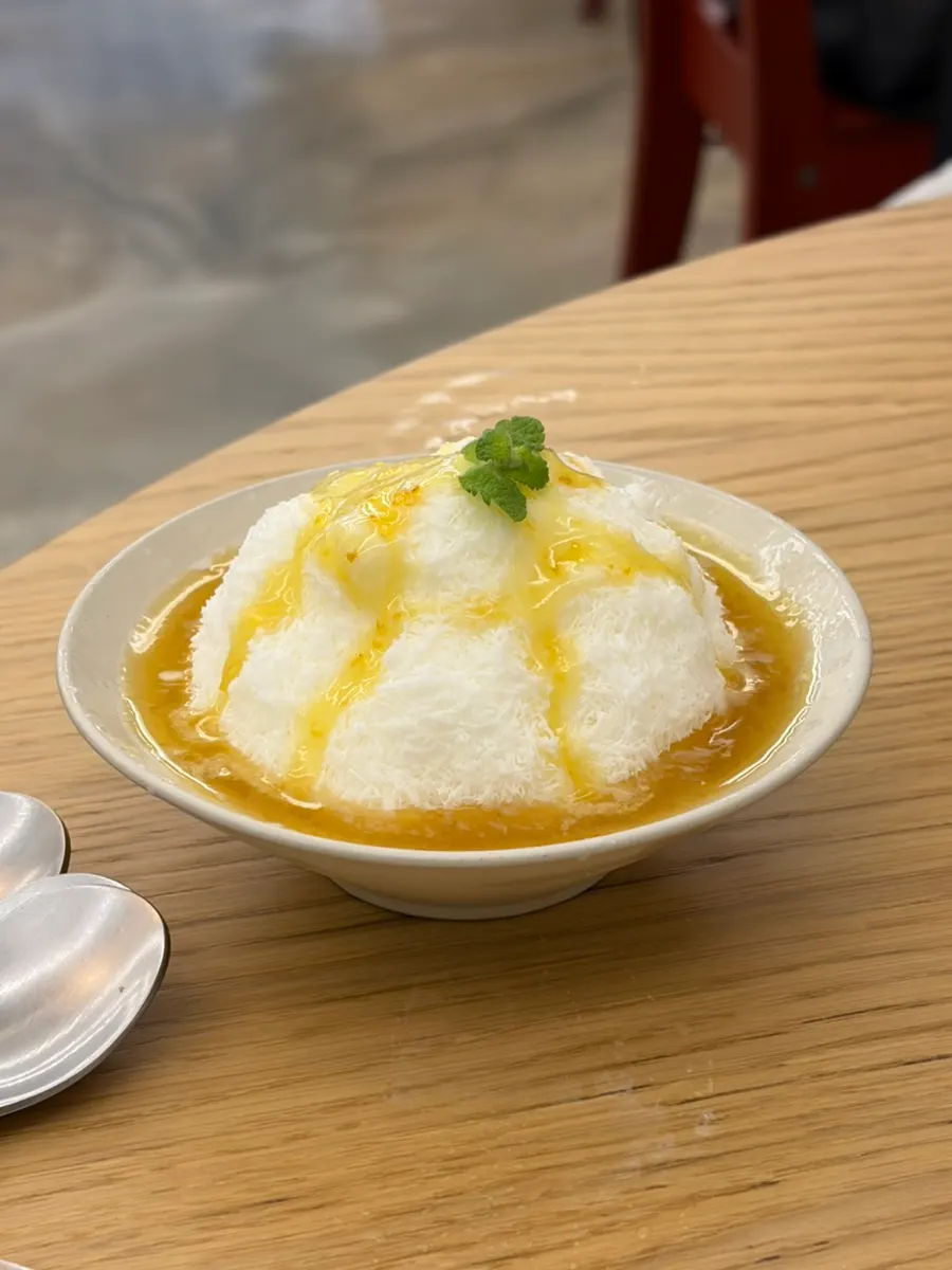 Mini earl grey lemon bingsu received through a review event