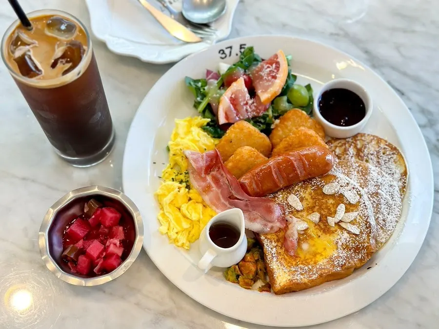 Generous brunch plate cooked to order