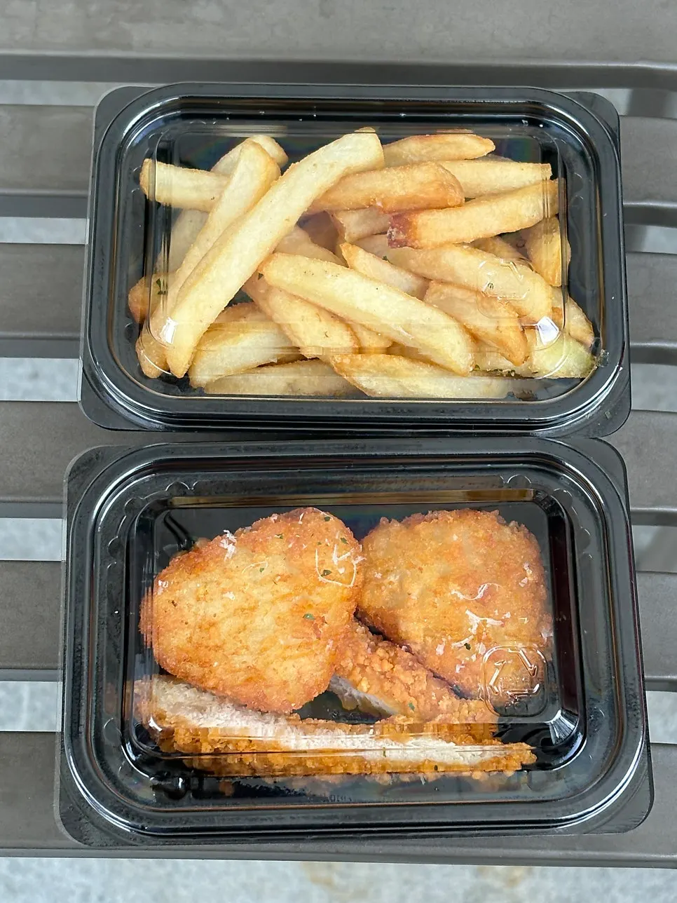 Chicken tender and fries basket