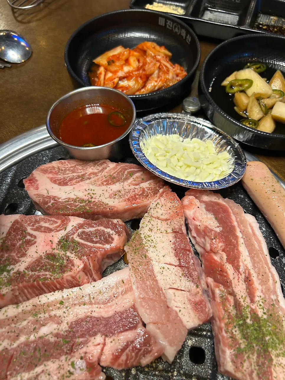 바글바글 끓는 된장국