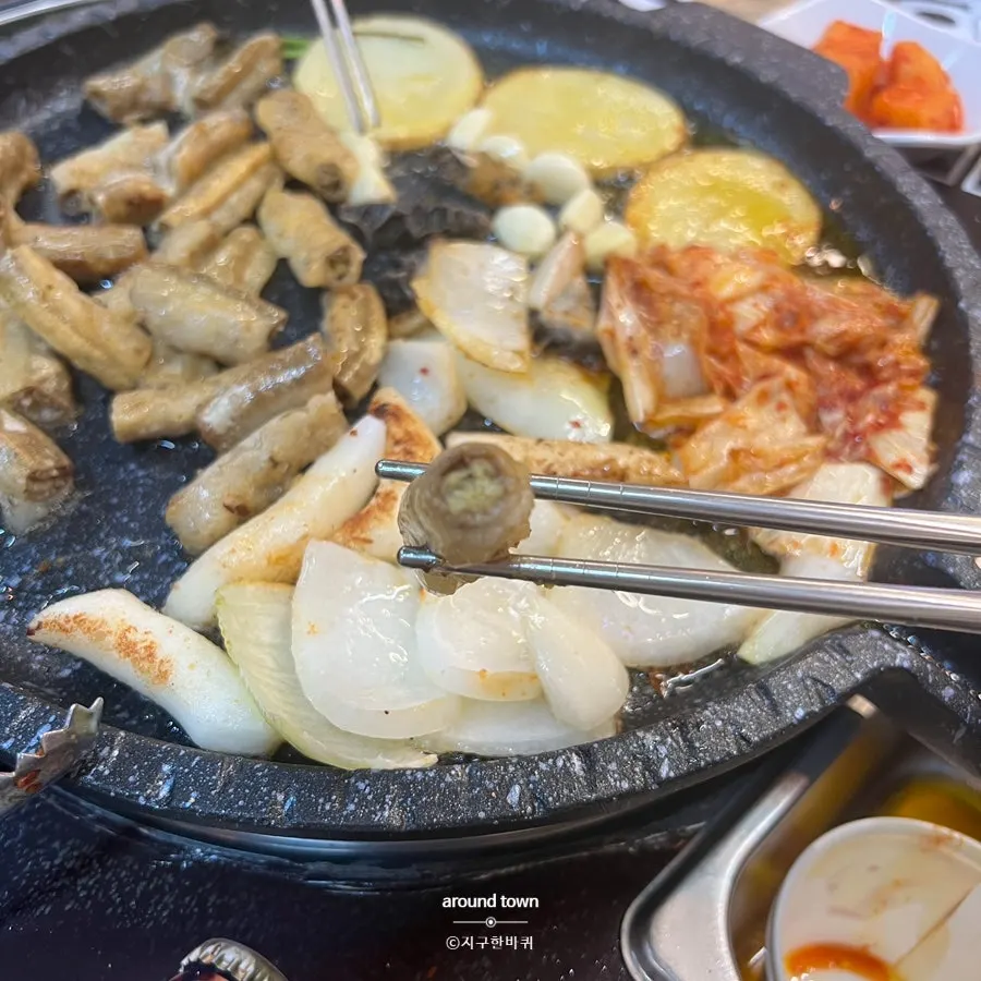 미당한우곱창 식사 마무리 테이블