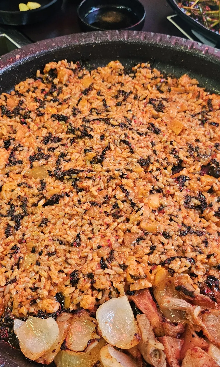 Stew bubbling away on the table