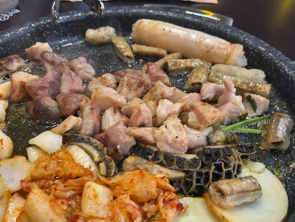 가락동 곱창 평일에만 나오는 생간과 부부 재방문, 미당한우곱창
