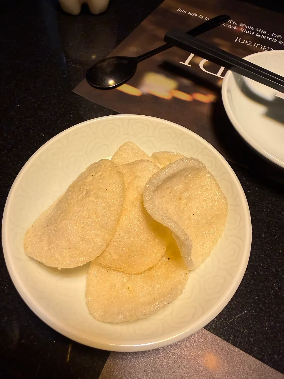 Ordered dishes including yurin-gi and hot pot