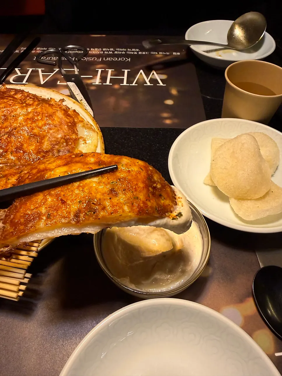 Brisket jjamppong hot pot and yurin-gi for a date at Hwieol Migeum Branch