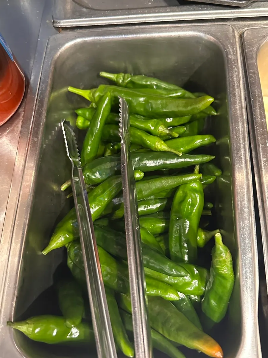 Self-serve side dish bar at Mijin Chuksan Sinjurye-jeom