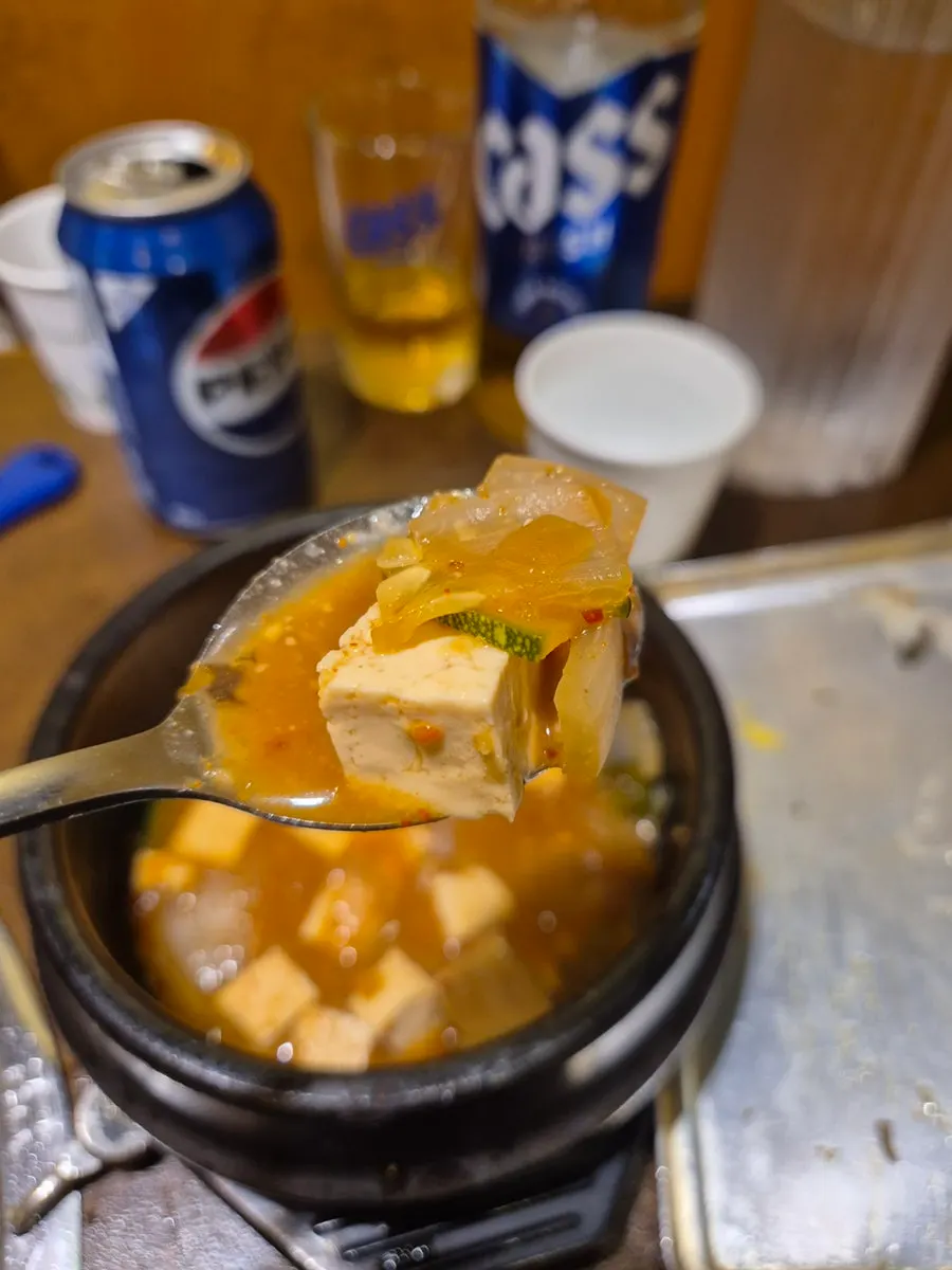 Doenjang jjigae and mul-naengmyeon at Mijin Chuksan Sinjurye-jeom