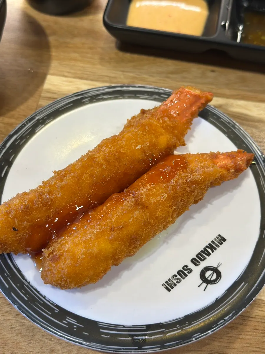 왕새우 초밥 접시