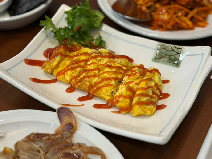 리뷰 이벤트로 받은 도톰한 계란말이