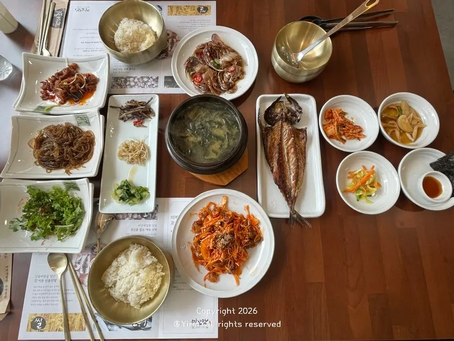 Side dishes from Mikodam's set for two