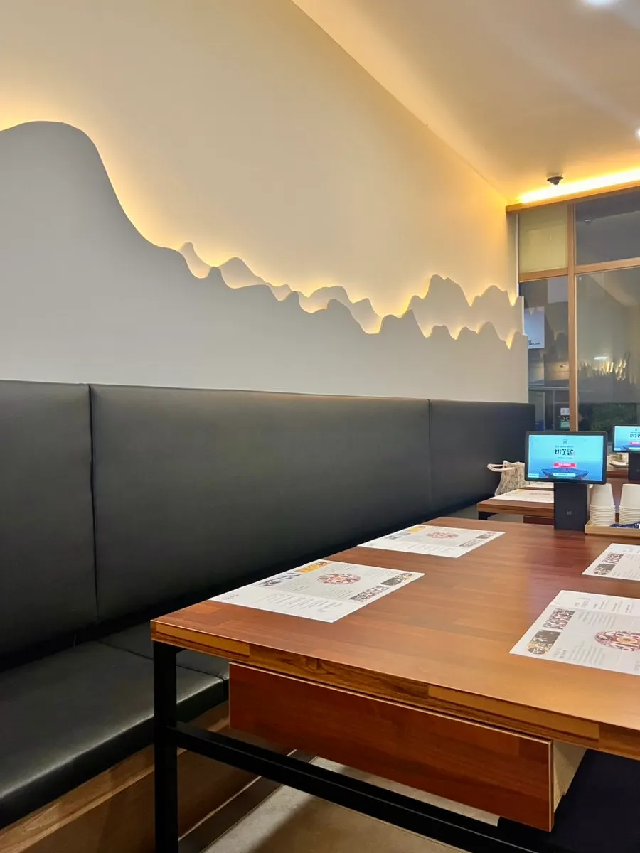 Interior of the private room for group gatherings