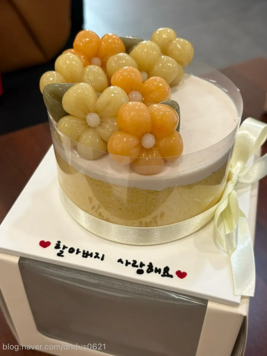 Rice cake topped with basic birthday candles