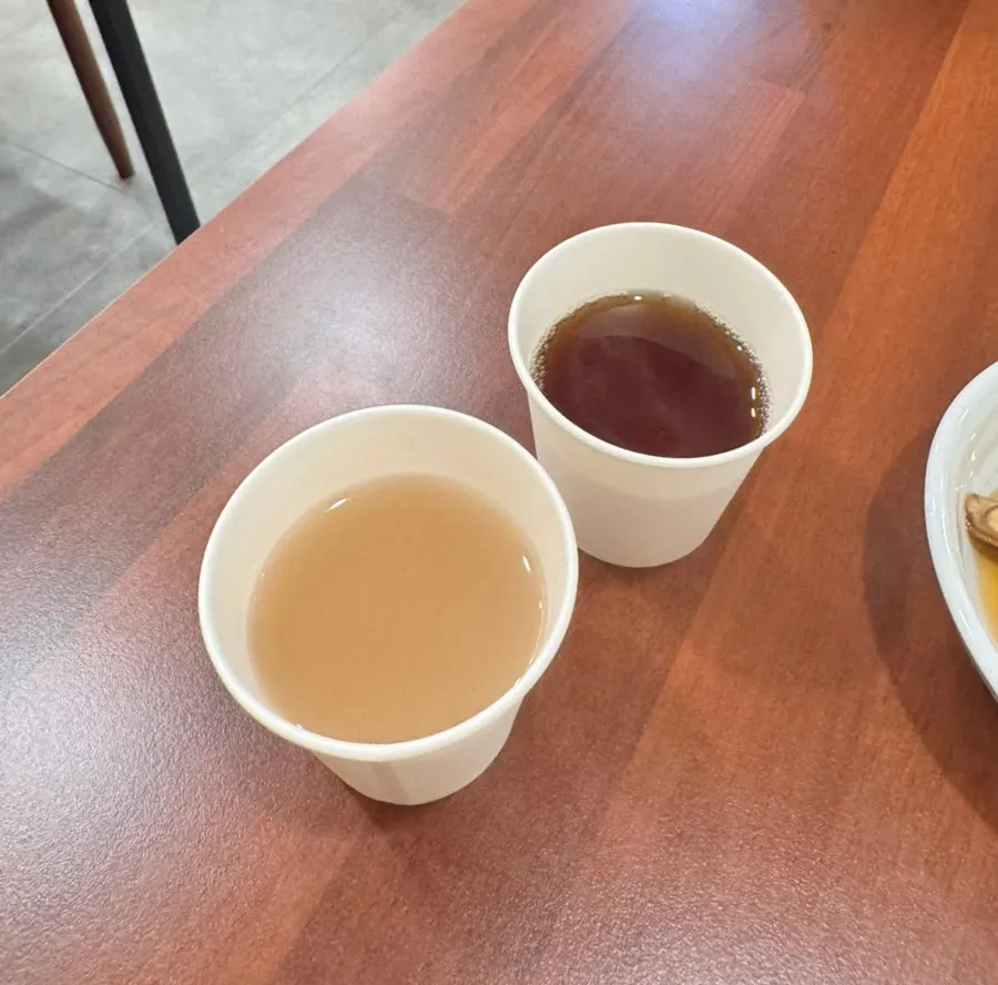The Mikodam Magok-Balsan Branch table after the meal