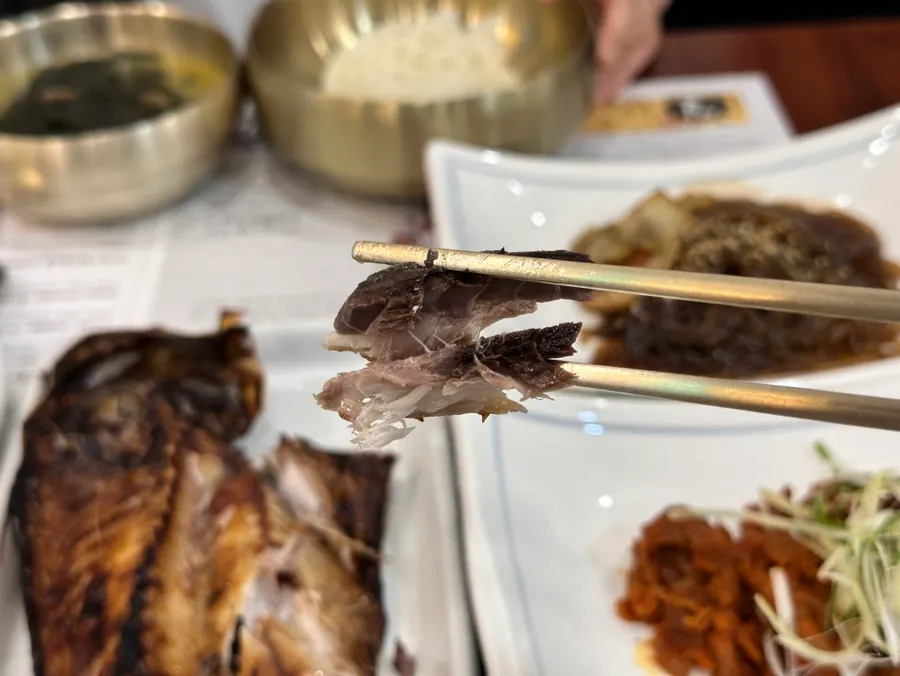 ปลาซาบะย่างของร้าน Mikodam