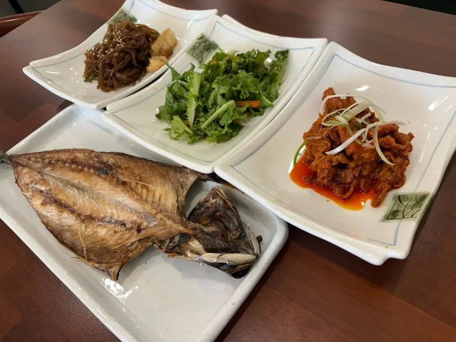 한상가득 2인세트 전체 상차림