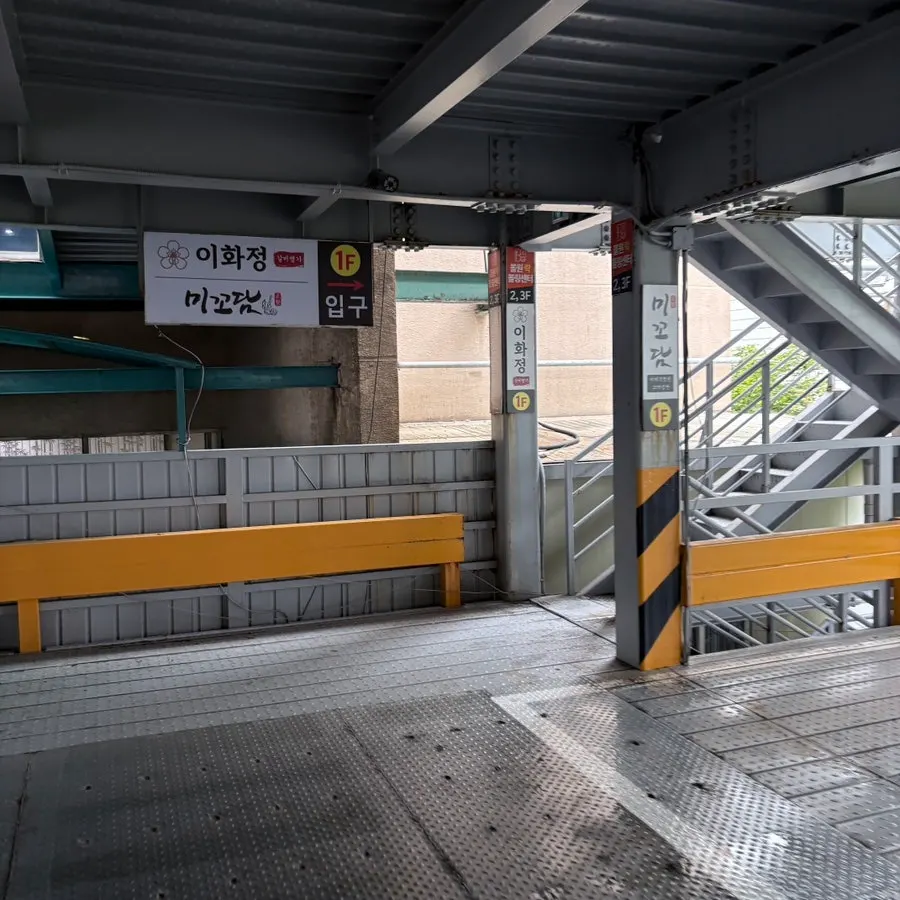 Entrance to the dedicated parking lot on the right side of Mikodam Magok-Balsan Branch