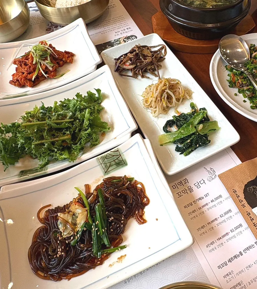 Thick grilled fish served as a basic side