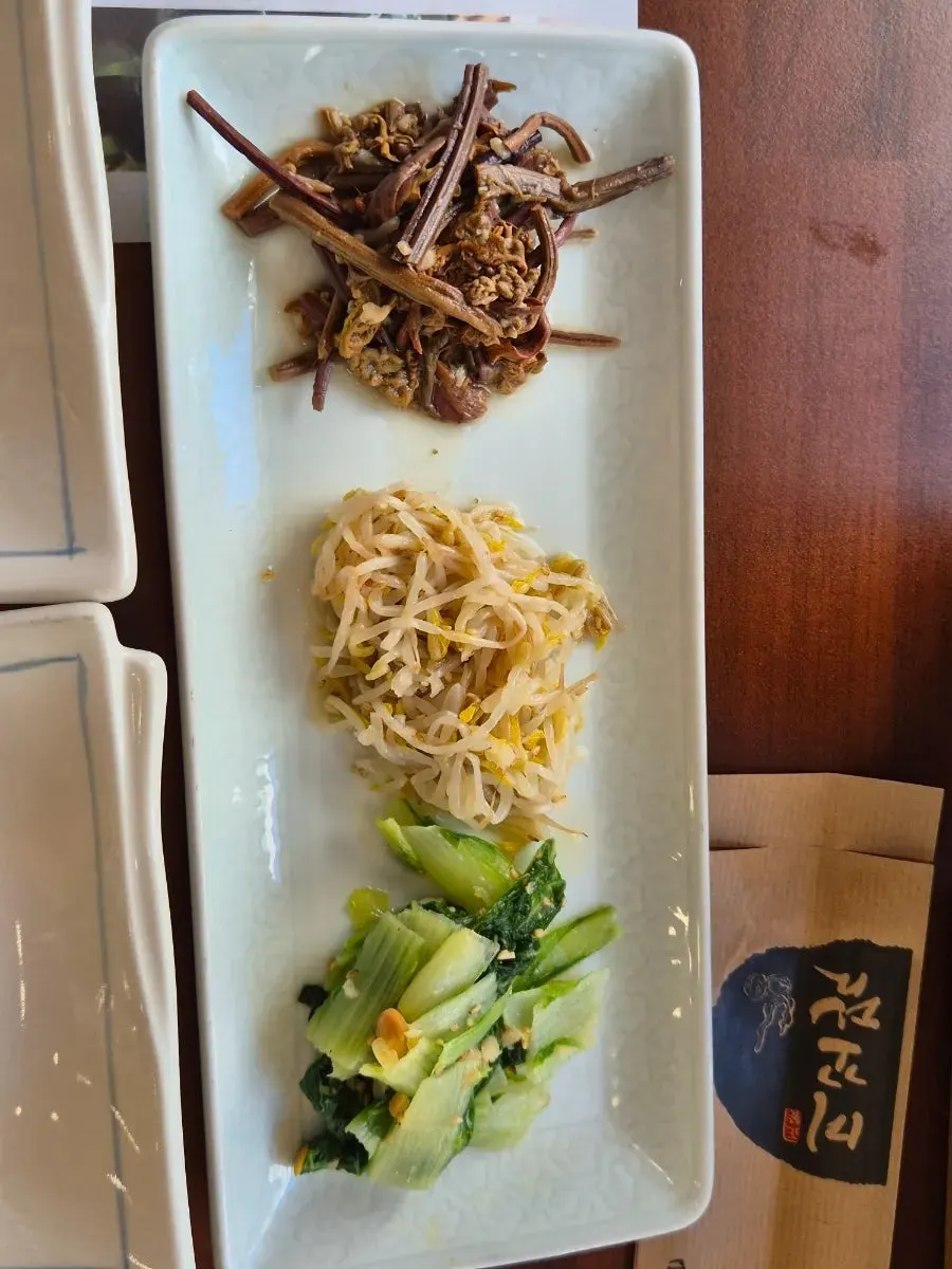 청경채 나물 반찬