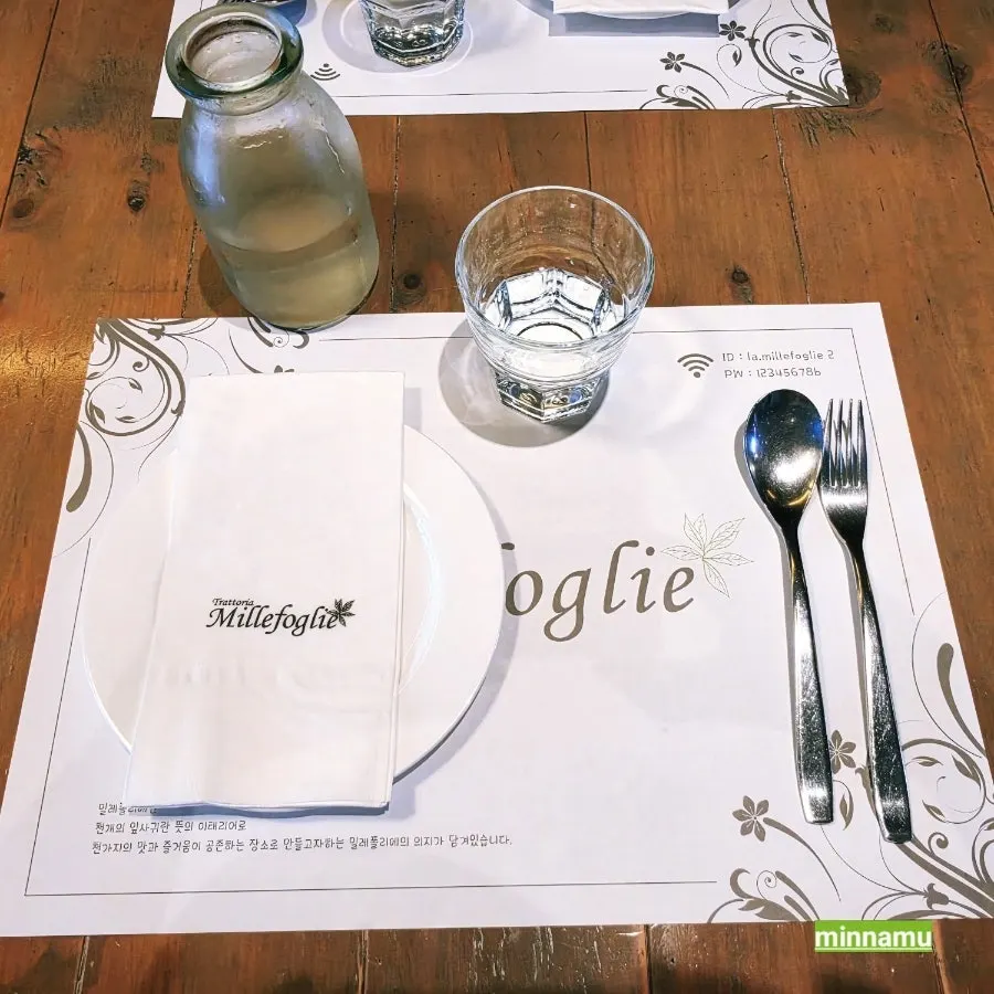 Millepollie's basic table setting