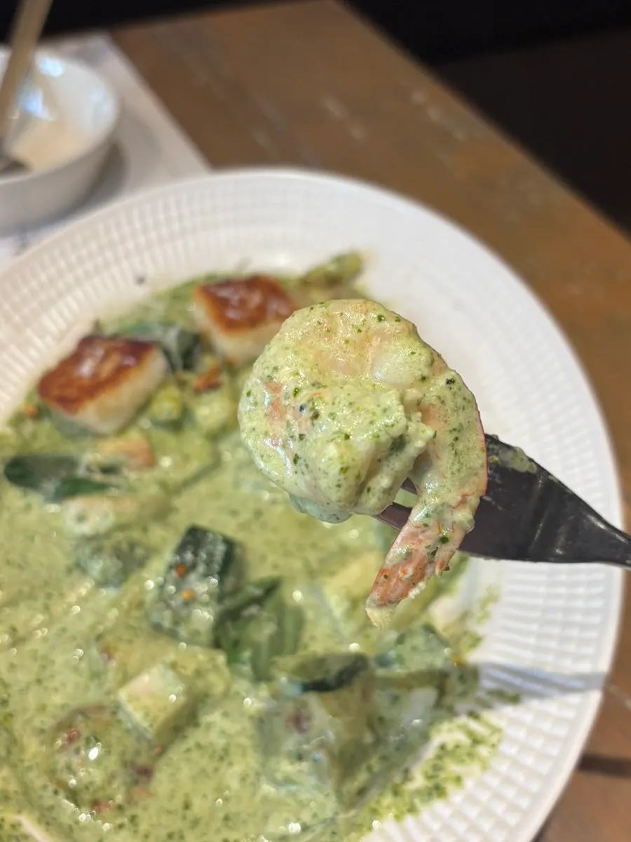 Genovese gnocchi plate with basil aroma
