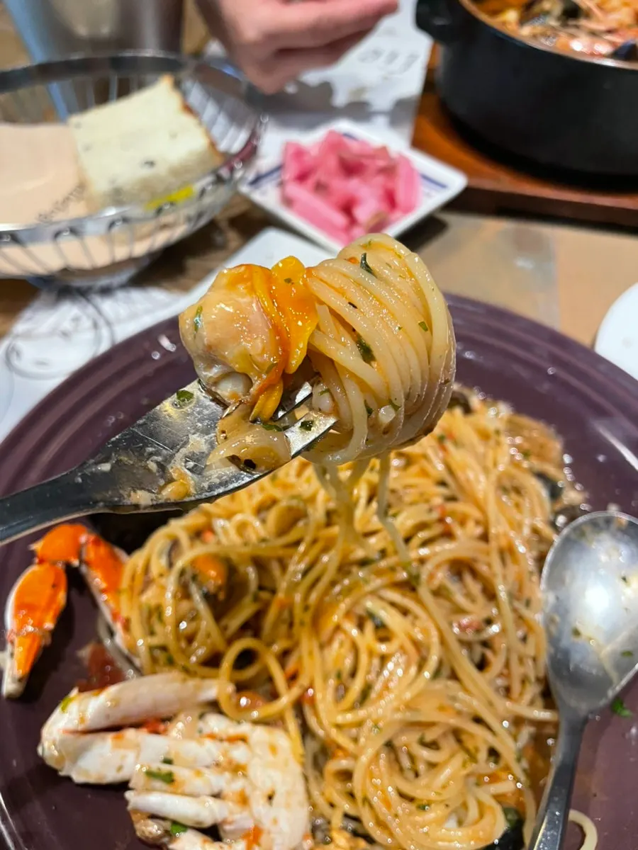 Pescatore sauce infused with seafood aroma