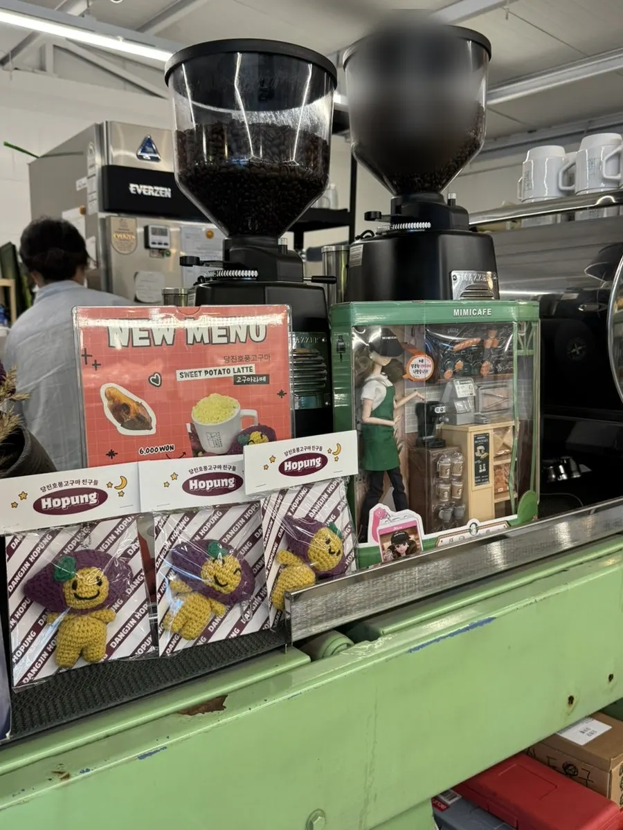 Dessert showcase at MIMI Coffee Mill